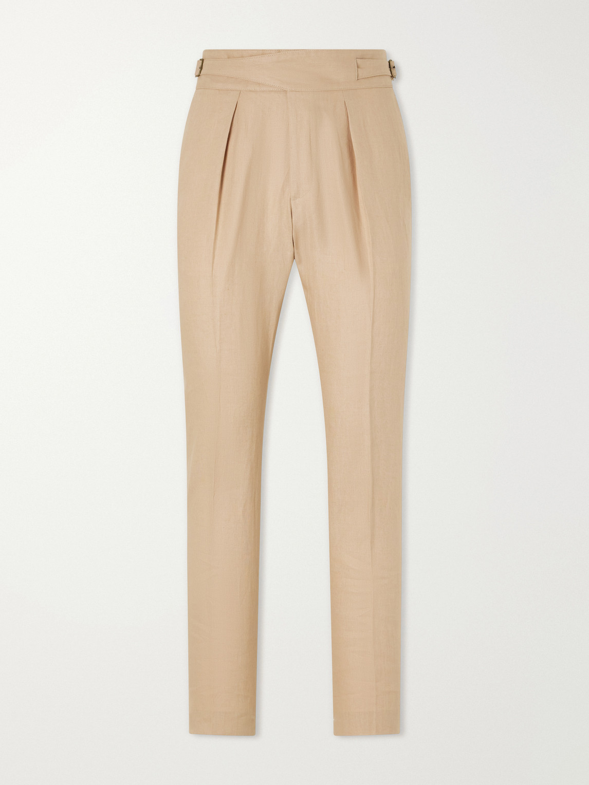 Polo Ralph Lauren Straight-Leg Pleated Linen Suit Trousers - Men