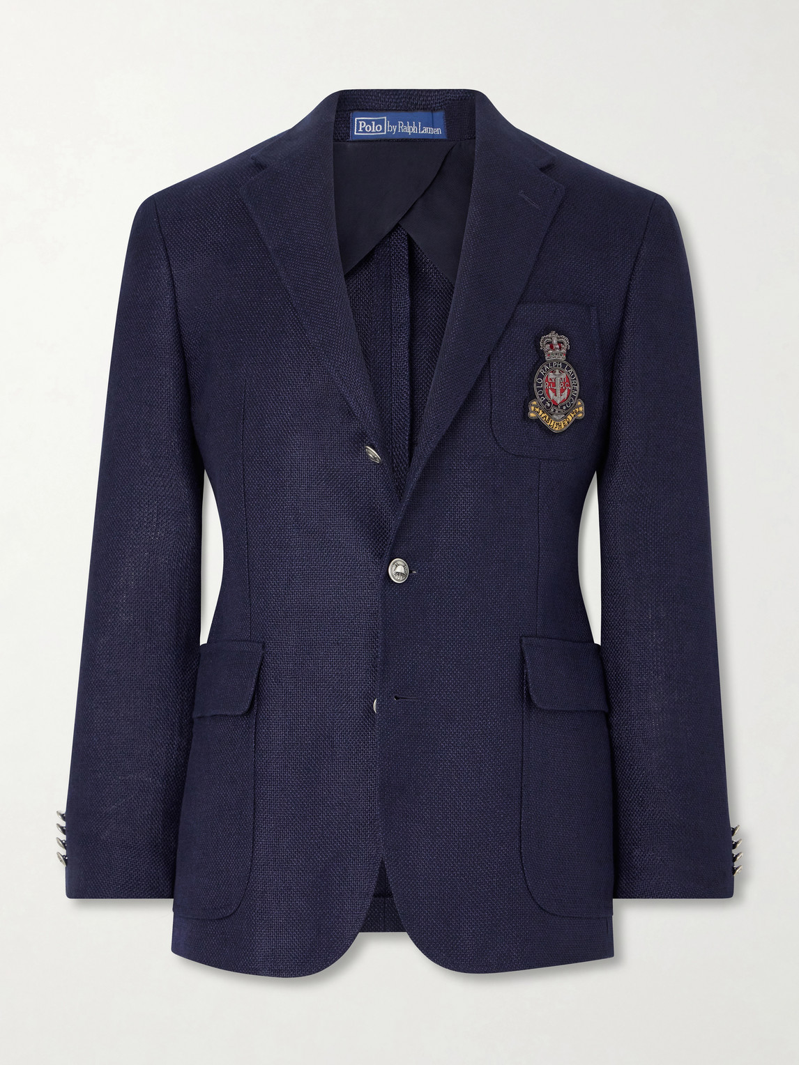 Polo Ralph Lauren Logo-Embroidered Linen-Hopsack Blazer - Men | Thumbnail 7 Polo Ralph Lauren Logo-Embroidered Linen-Hopsack Blazer - Men | Thumbnail 7