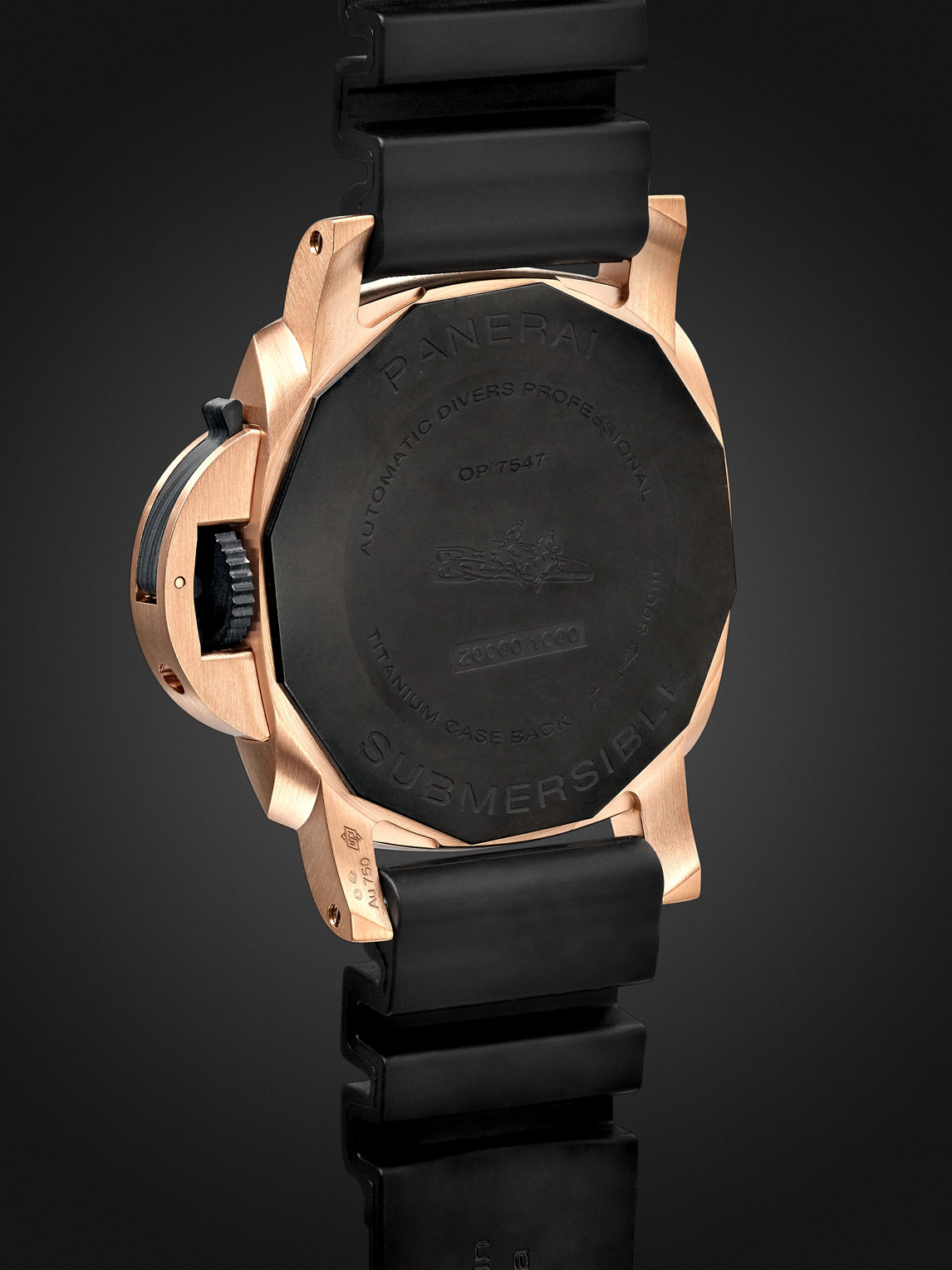 Panerai - Submersible Quarantaquattro Automatic 44mm Goldtech™ Orocarbo And Rubber Watch, Ref. No. Pam02070 - Men - Black 