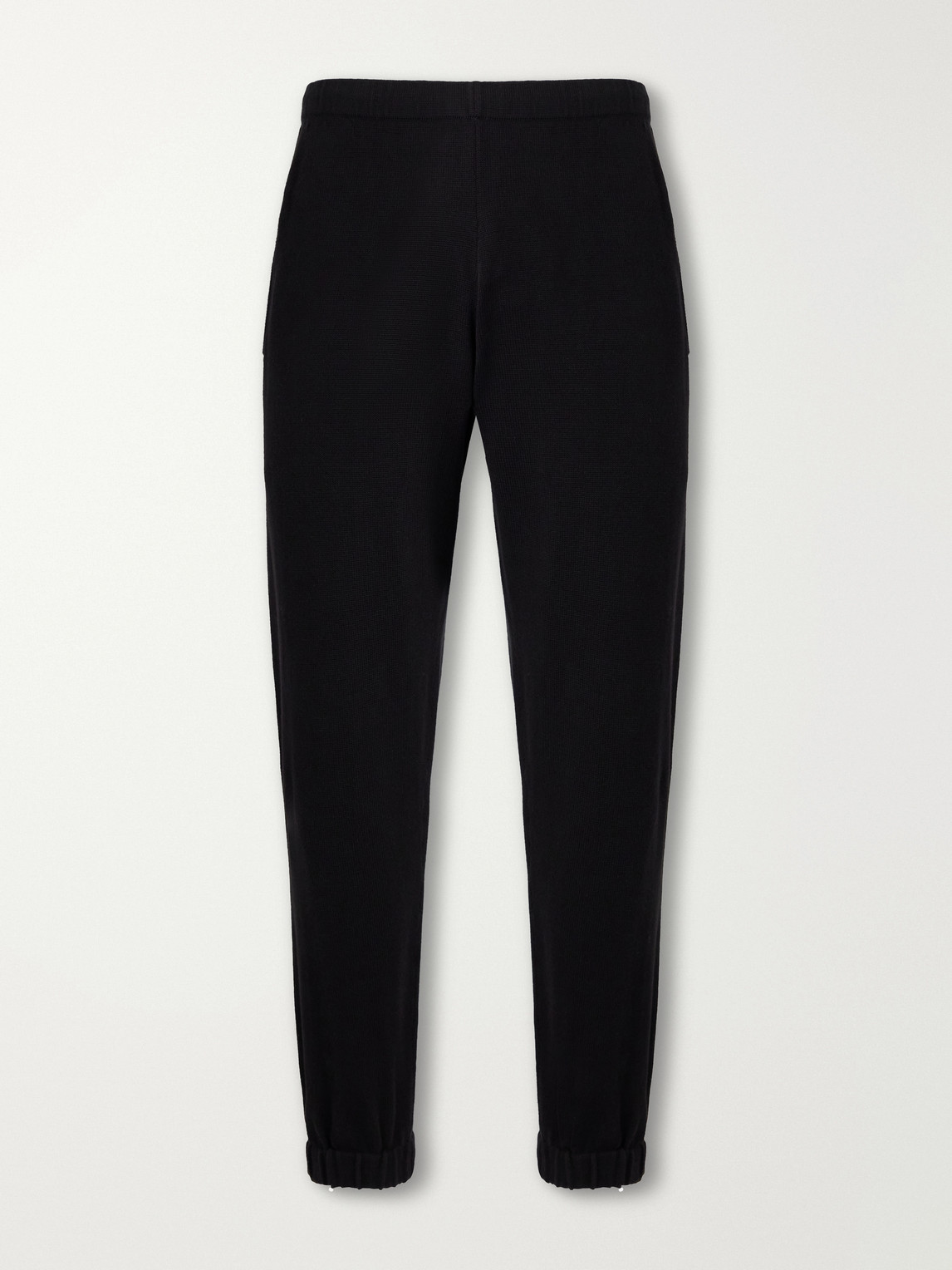 Tapered Ribbed Cotton Sweatpants