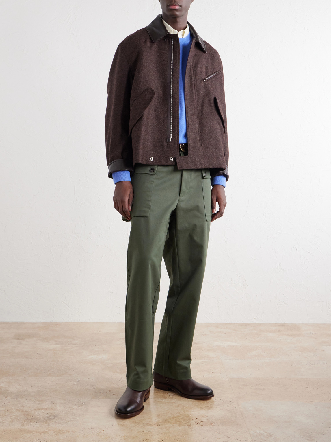Webster Tapered Cotton-Blend Twill Cargo Trousers