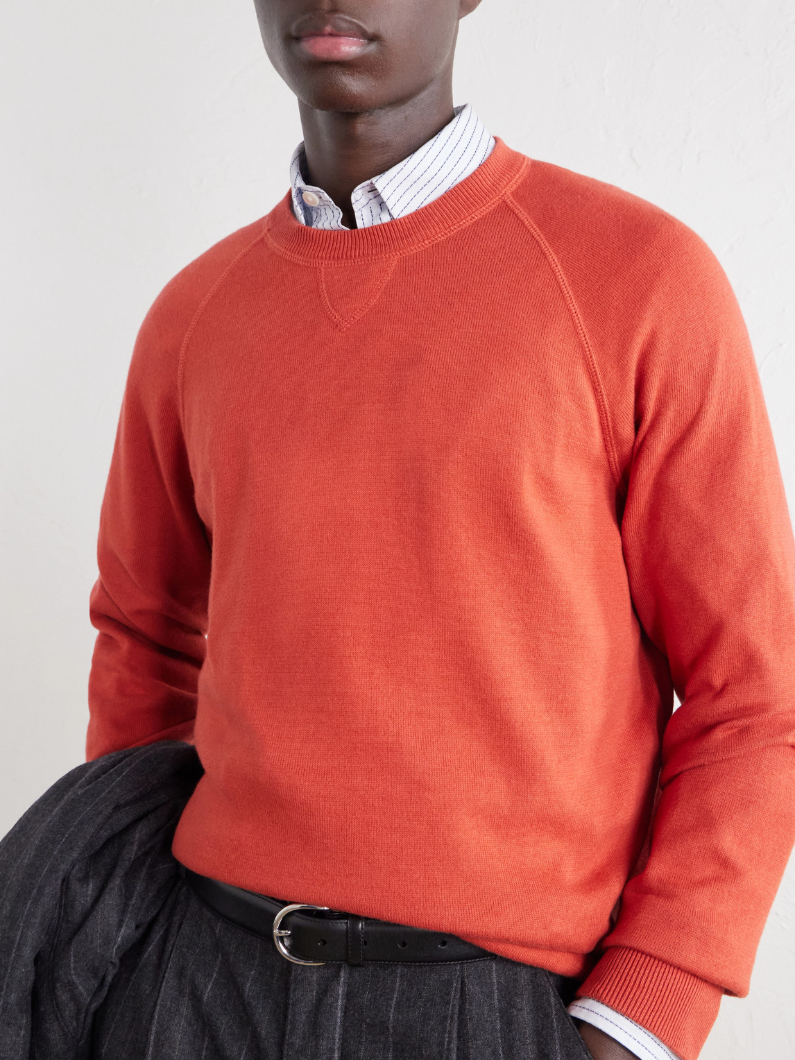 Cotton And Cashmere-Blend Sweatshirt
