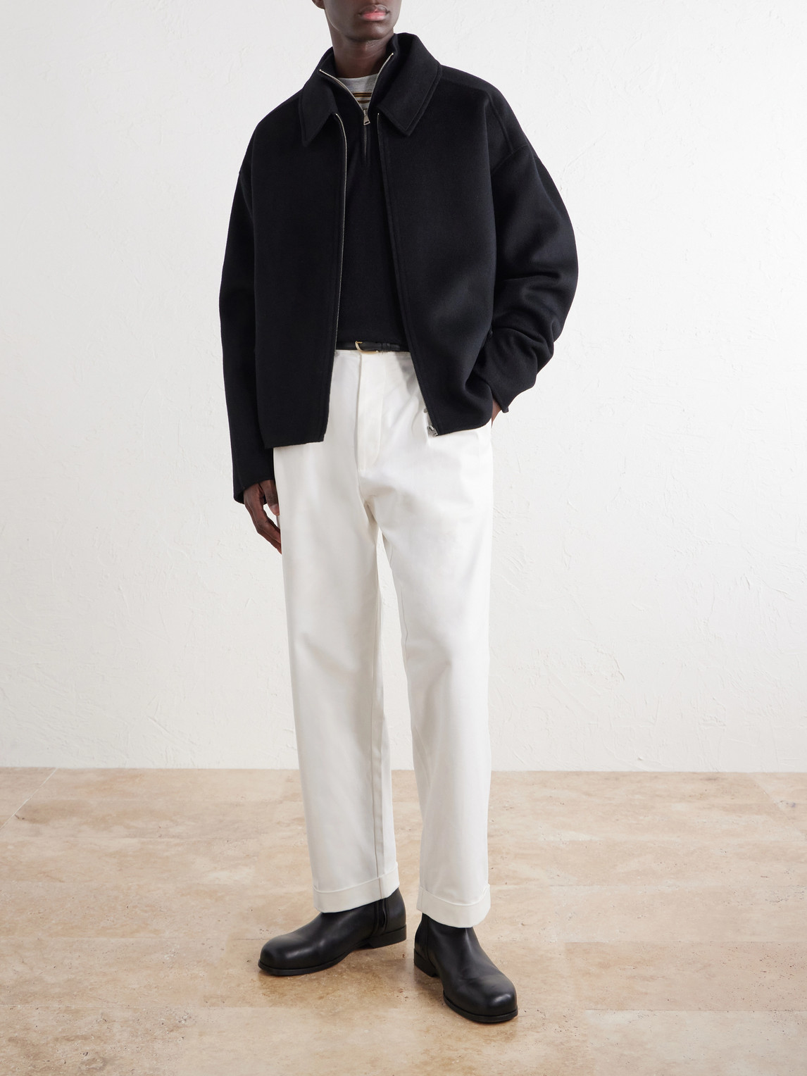 Cashmere Half-Zip Sweater