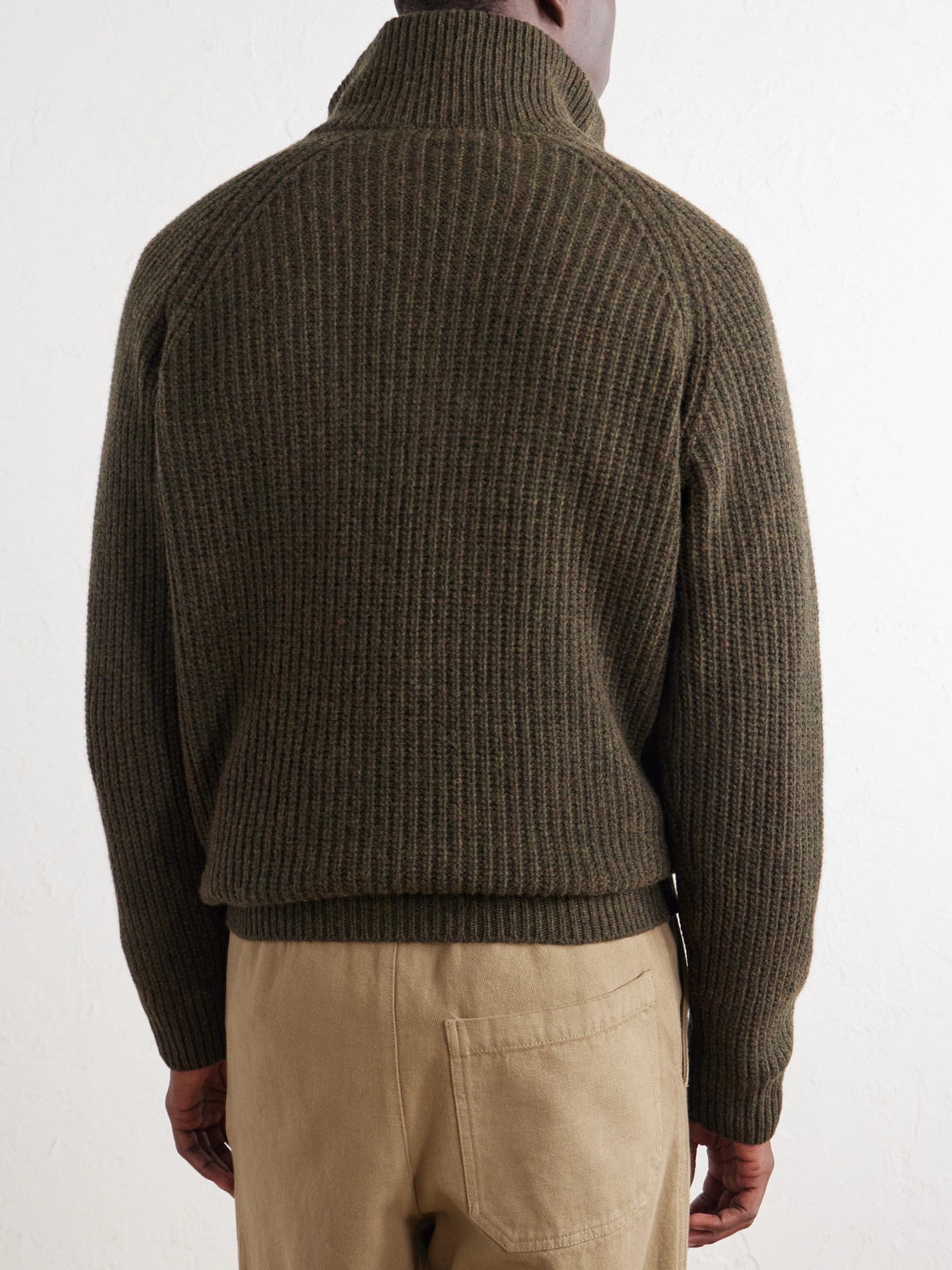 Wool Half-Zip Sweater