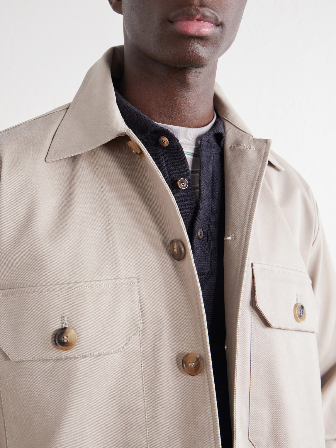 Safari Cotton-Twill Overshirt