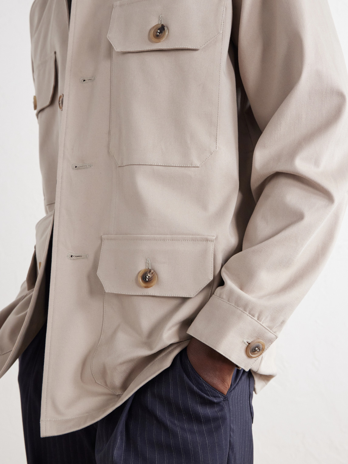 Safari Cotton-Twill Overshirt