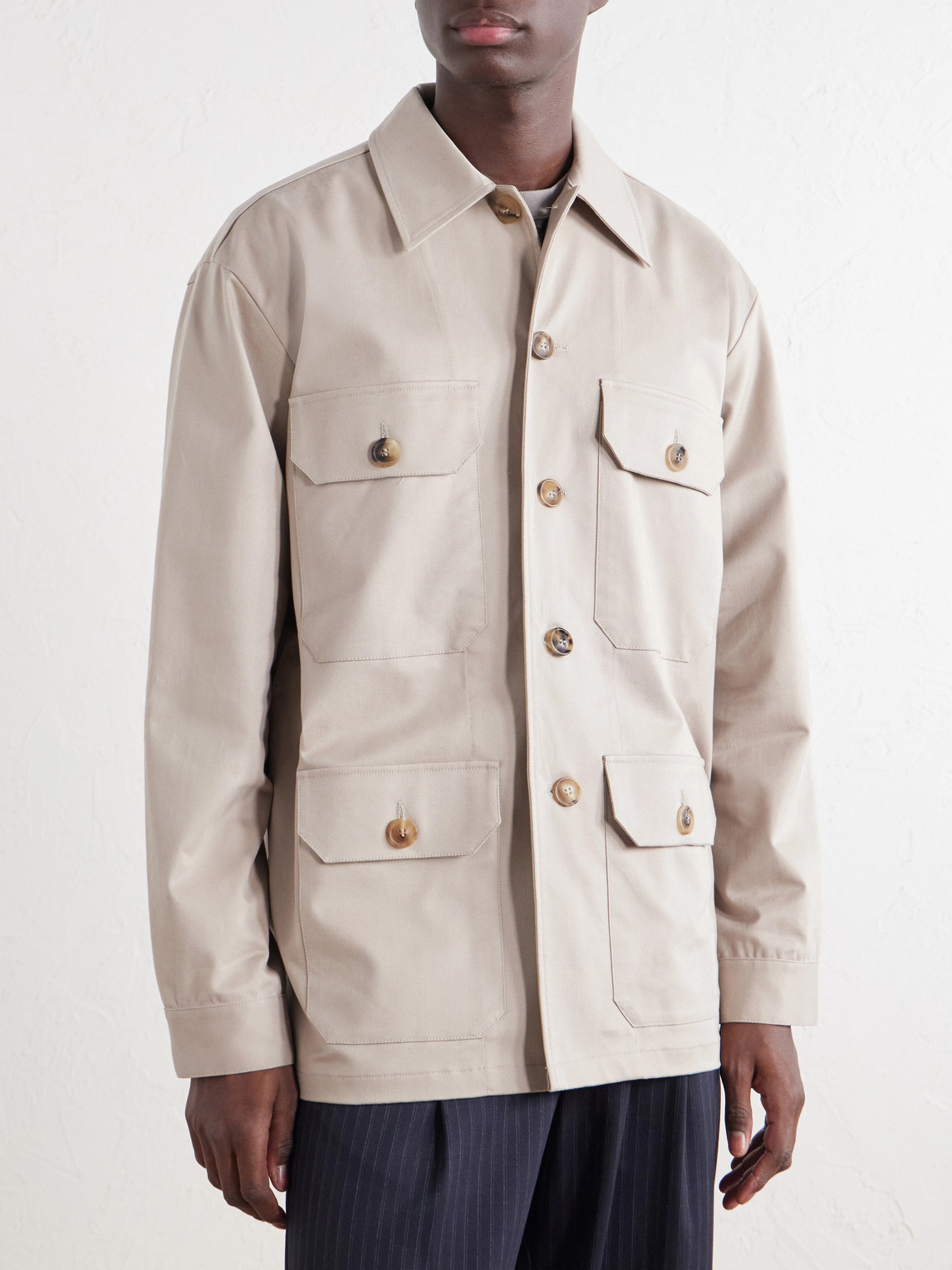 Safari Cotton-Twill Overshirt