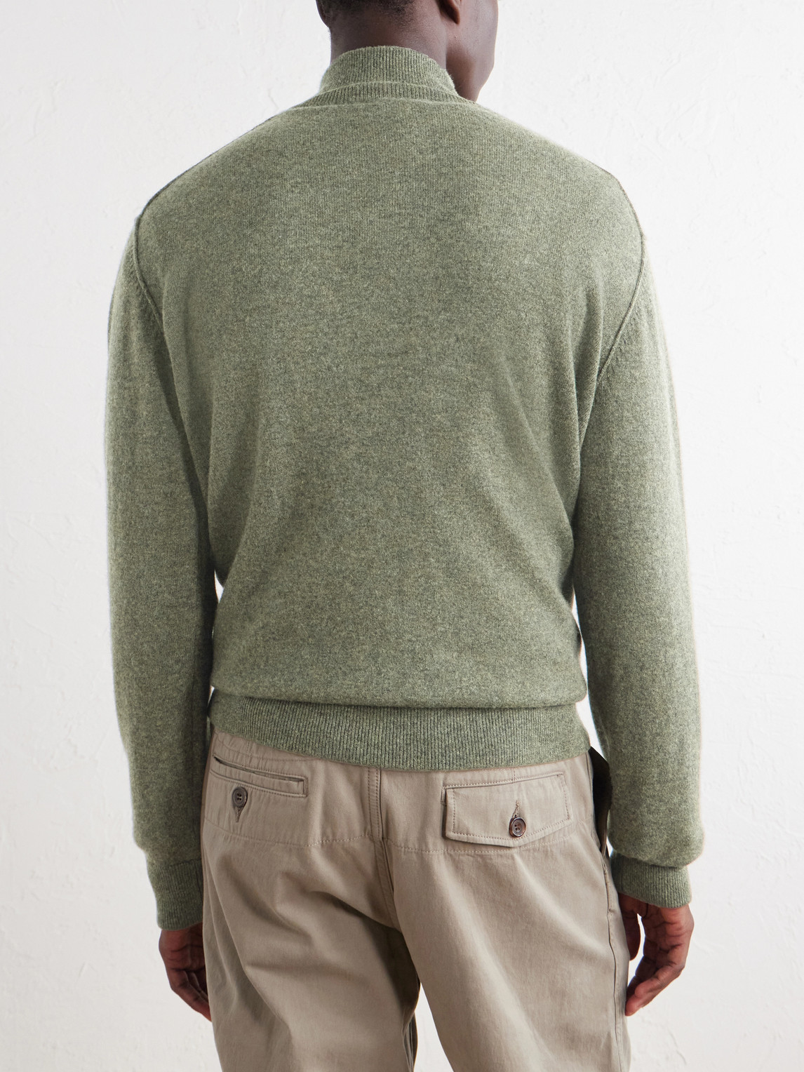 Cashmere Half-Zip Sweater