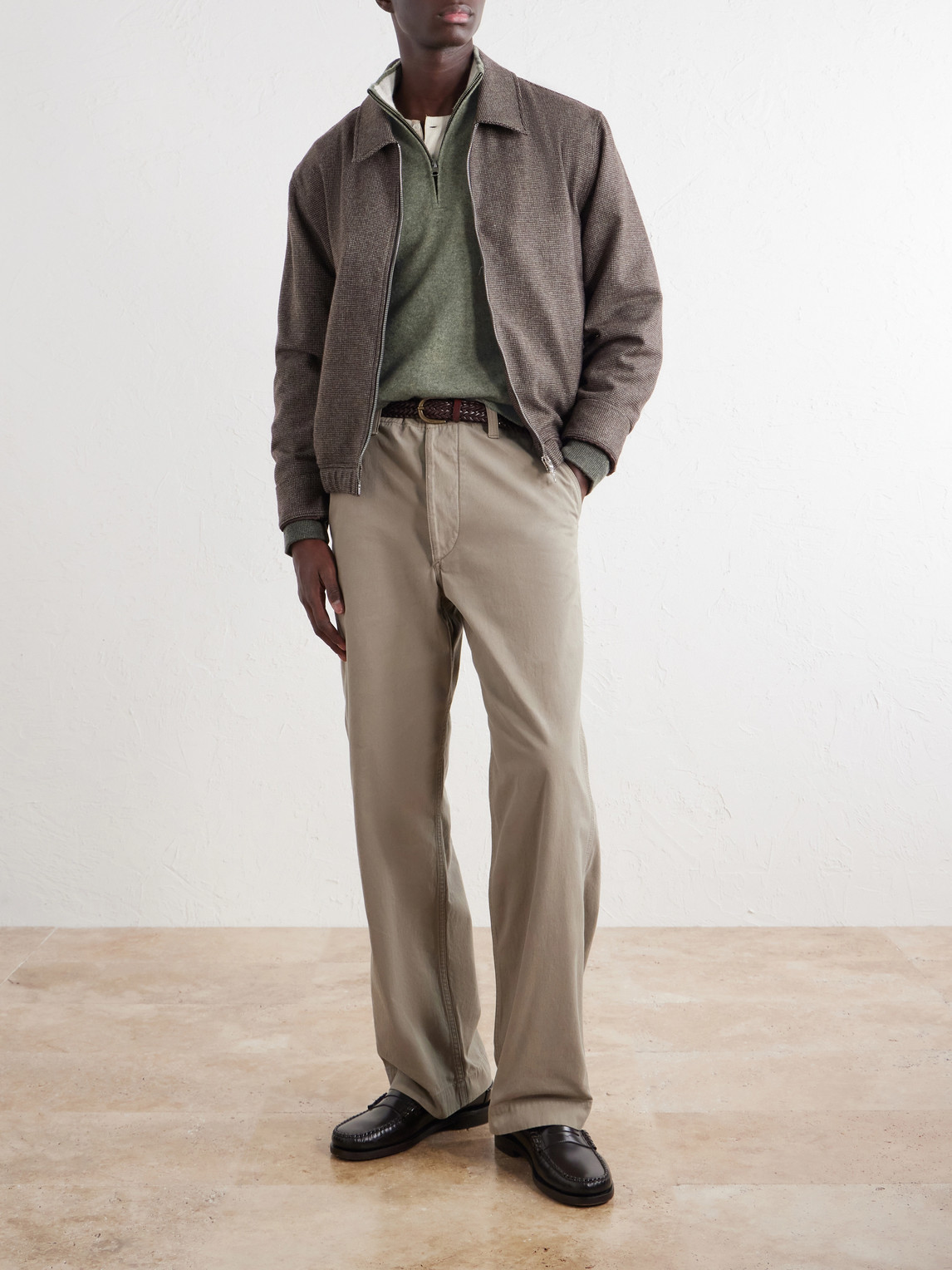 Cashmere Half-Zip Sweater