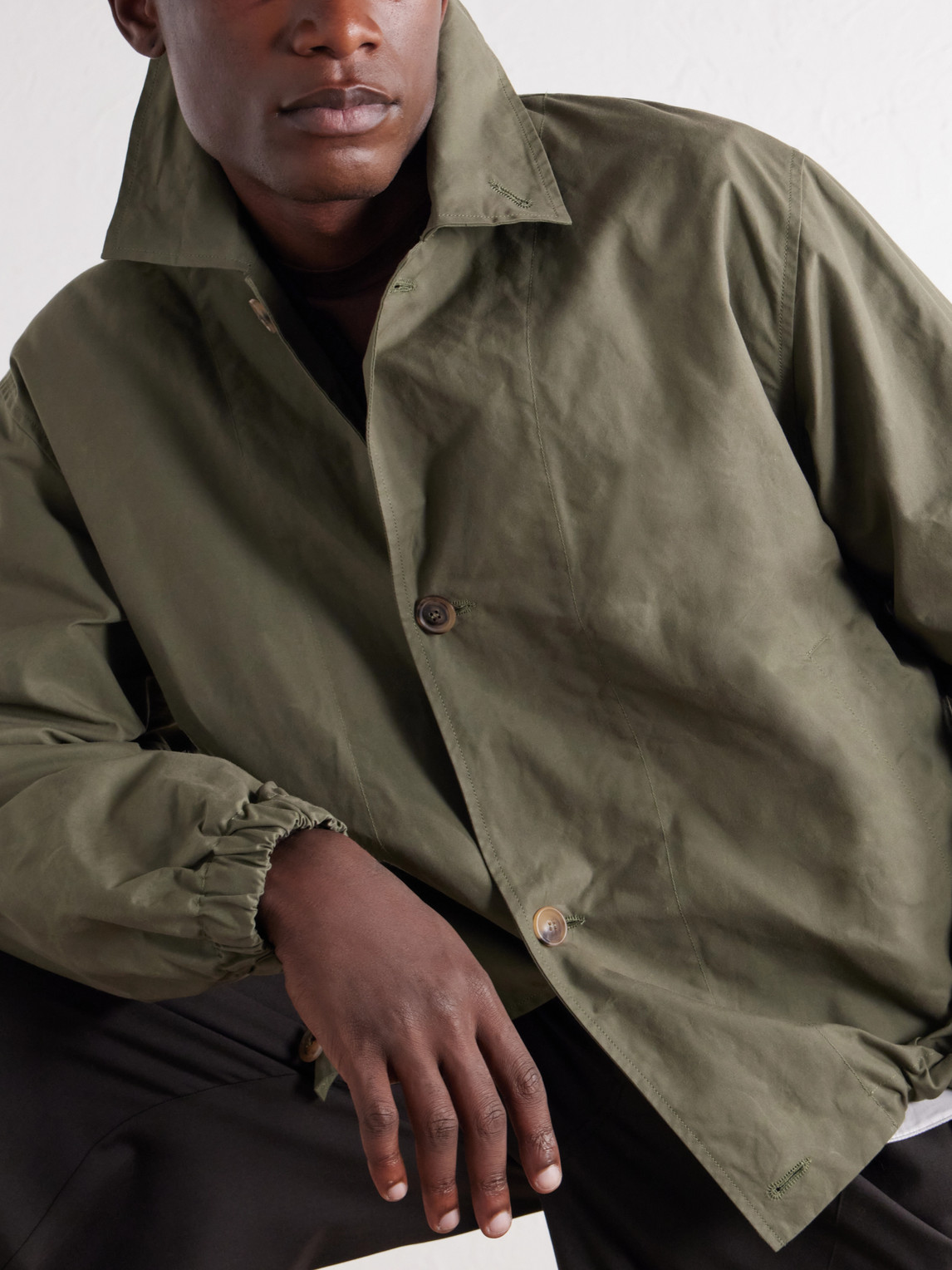 Waxed Cotton-Canvas Jacket