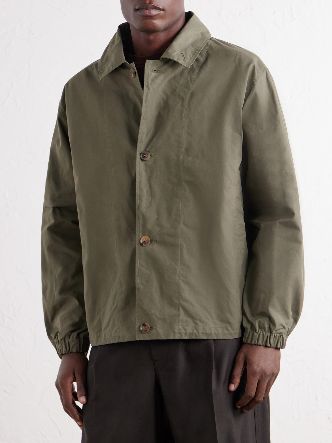 Waxed Cotton-Canvas Jacket