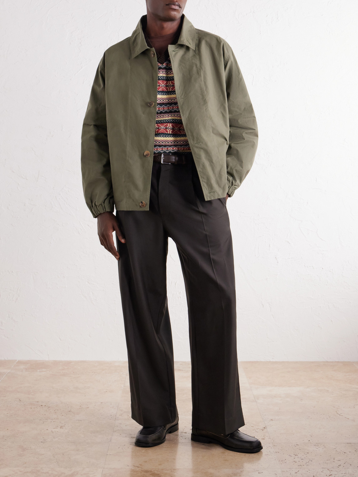 Waxed Cotton-Canvas Jacket
