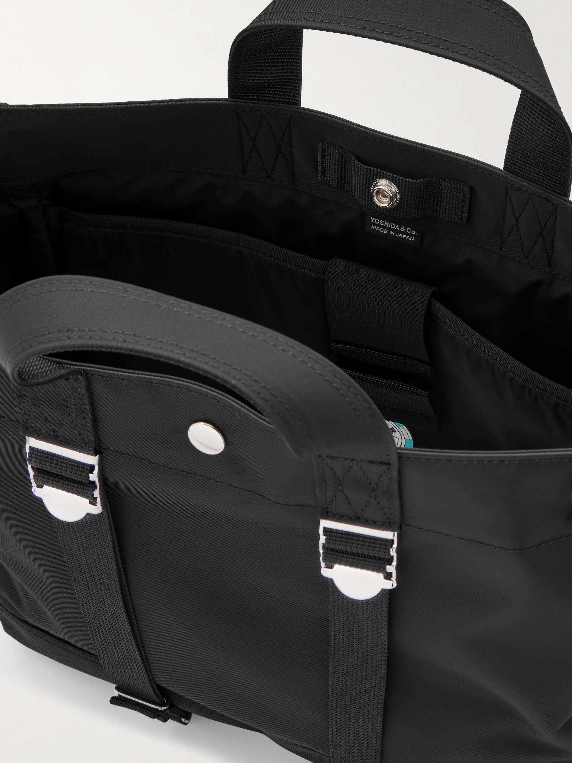 PORTER-YOSHIDA & CO Ride 2Way Webbing-Trimmed Nylon Messenger Bag