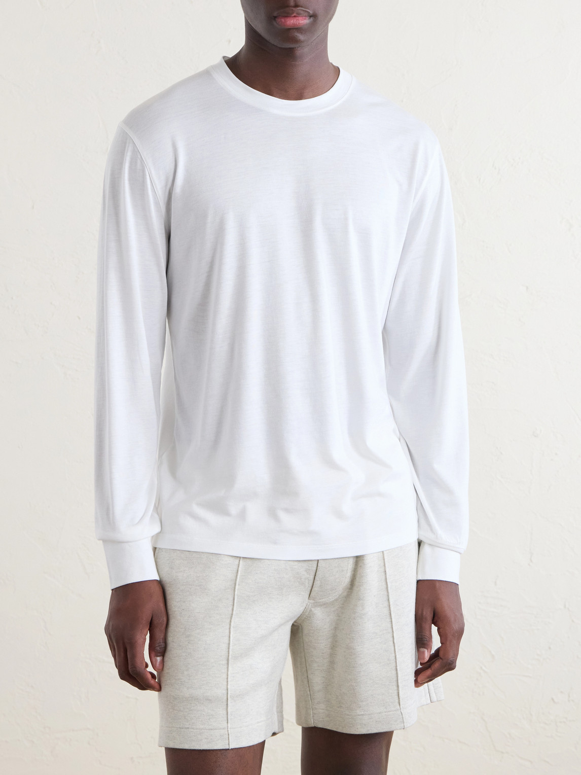 Lyocell And Cotton-Blend Jersey T-Shirt