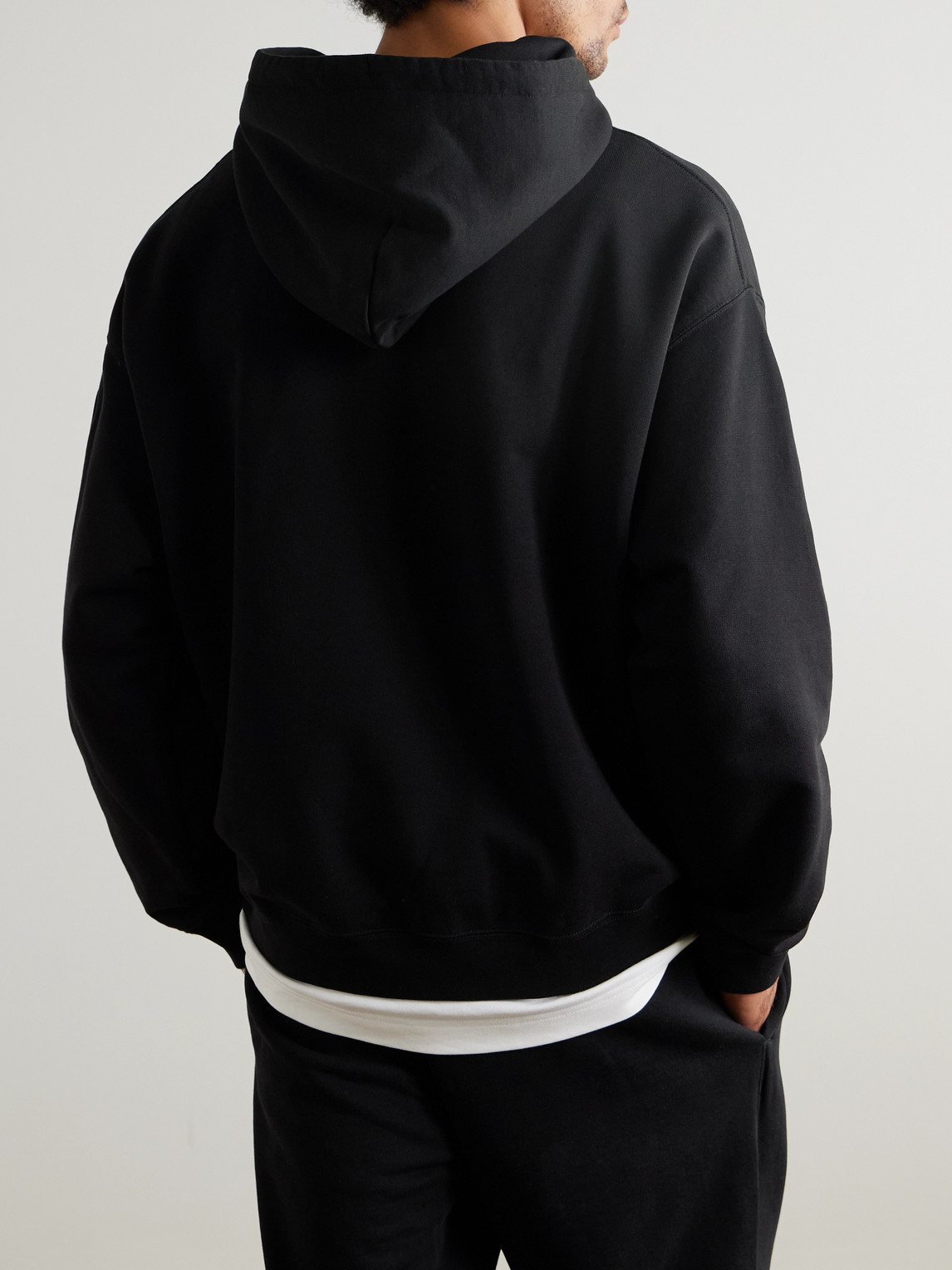 Rove Logo-Appliquéd Cotton-Jersey Hoodie