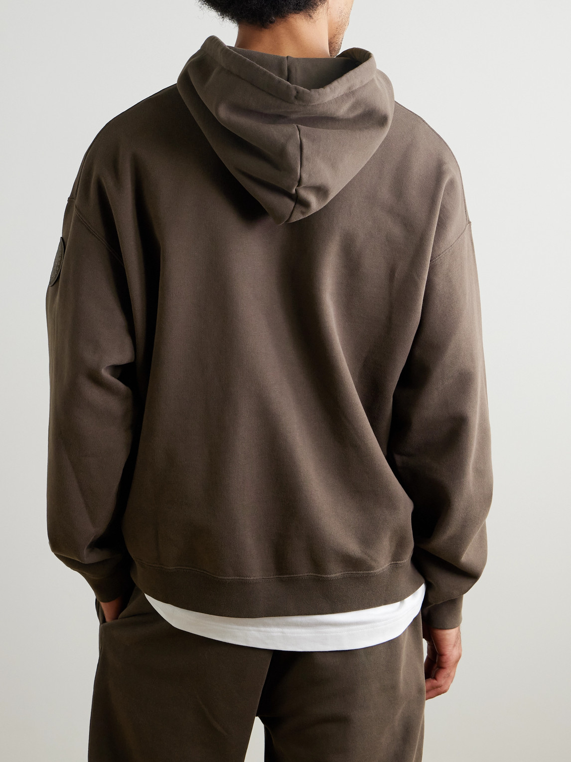 Rove Logo-Appliquéd Cotton-Jersey Hoodie