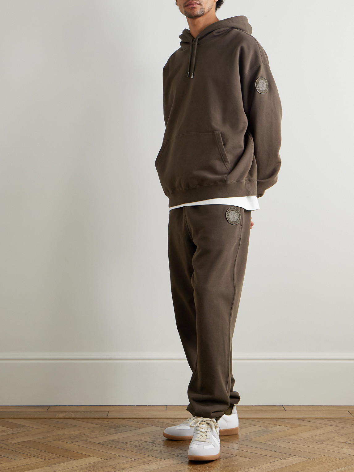 Rove Logo-Appliquéd Cotton-Jersey Hoodie