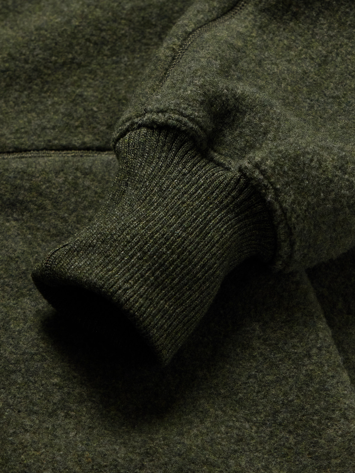 Chilliwack Wool-Blend Fleece Hooded Bomber Jacket