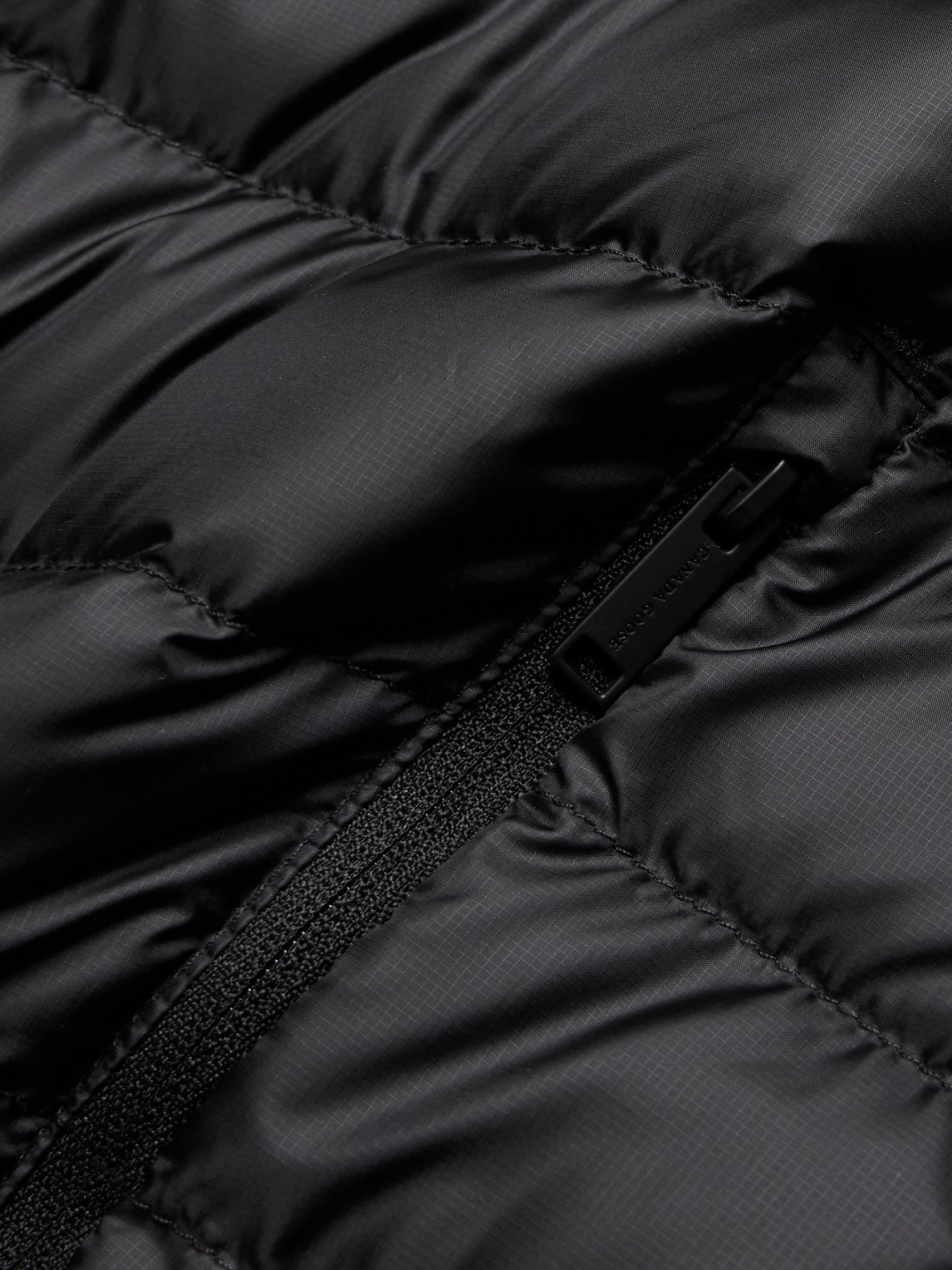Stratus Quilted Recycled-Ripstop Hooded Down Jacket