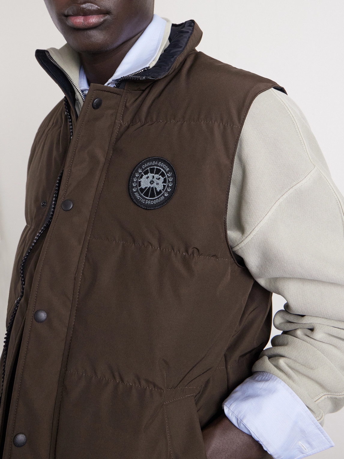Black Label Garson Quilted Shell Down Gilet