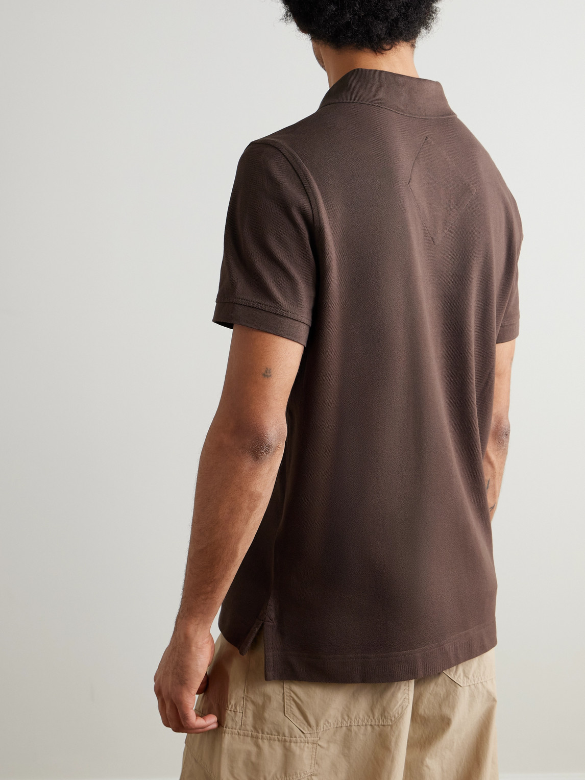 Beckley Logo-Appliquéd Cotton-Piqué Polo Shirt