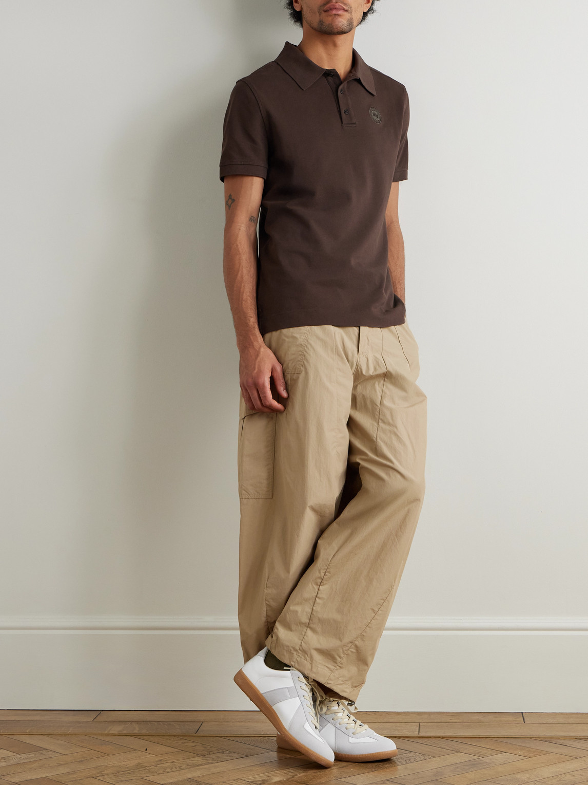 Beckley Logo-Appliquéd Cotton-Piqué Polo Shirt