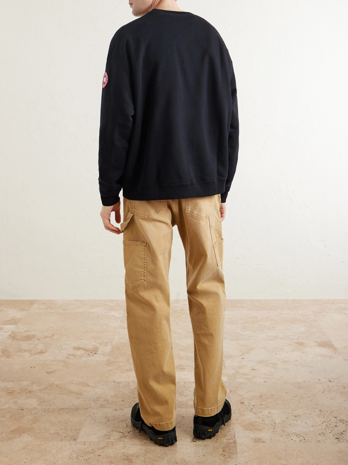 Rove Logo-Embroidered Cotton-Jersey Sweater