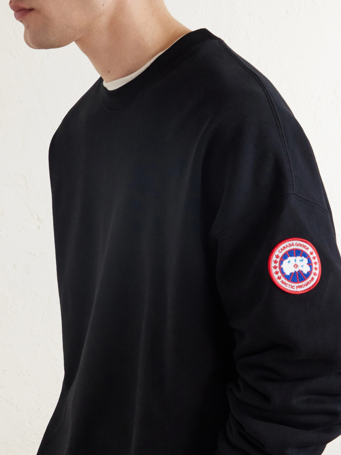 Rove Logo-Embroidered Cotton-Jersey Sweater