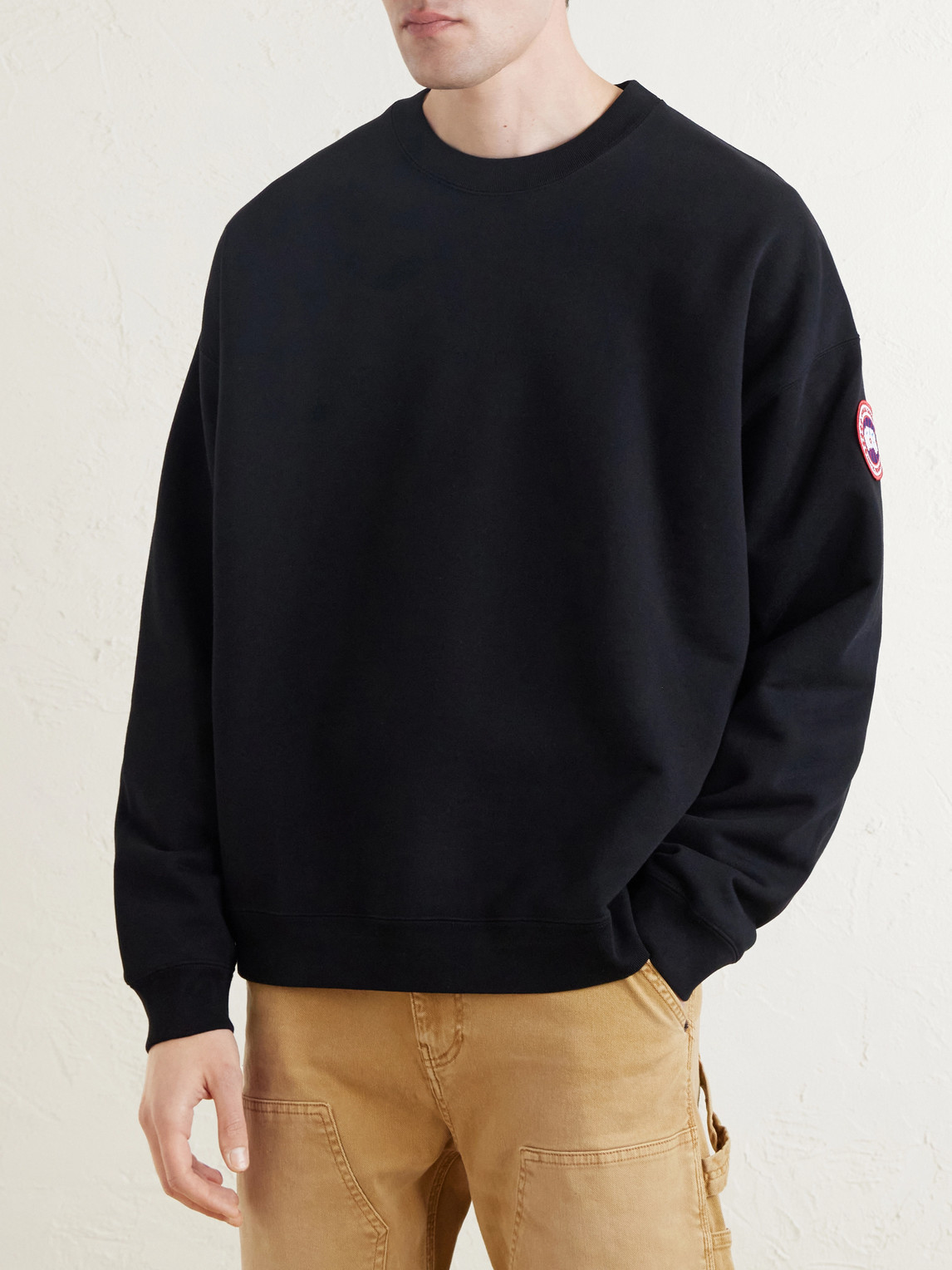 Rove Logo-Embroidered Cotton-Jersey Sweater