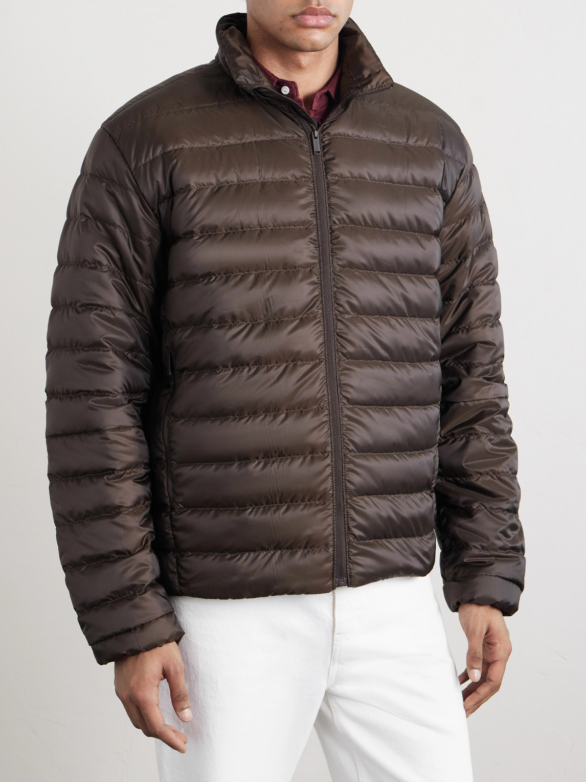  Canada Goose - Stratus Quilted Shell Down Jacket - Men - Brown - S 