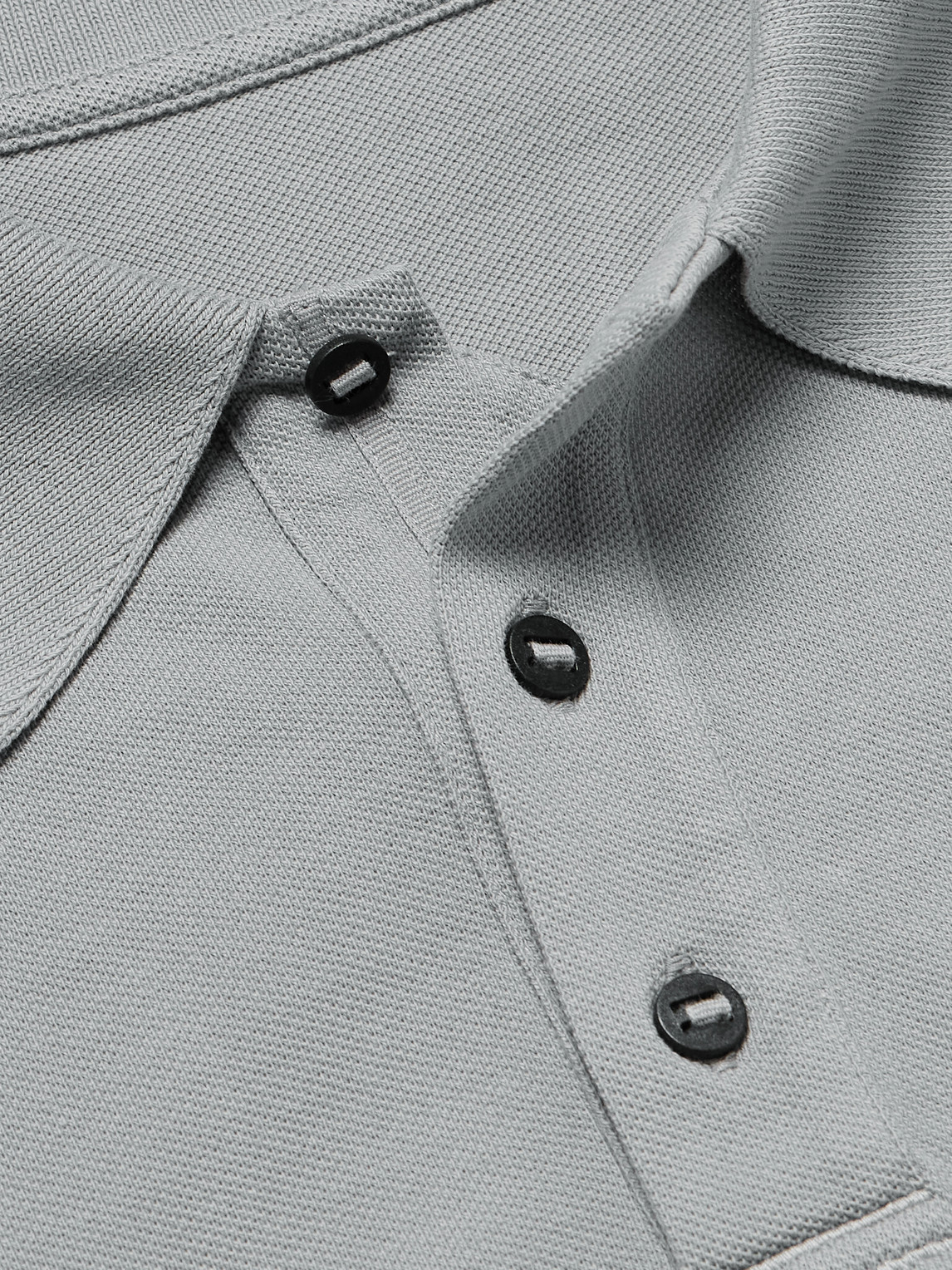 Beckley Logo-Appliquéd Paneled Cotton-Piqué Polo Shirt