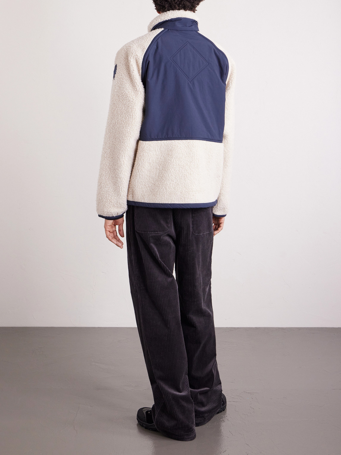  Canada Goose - Westport Logo-appliquéd Wool-blend Fleece And Cotton-blend Jacket - Men - Neutrals - S 