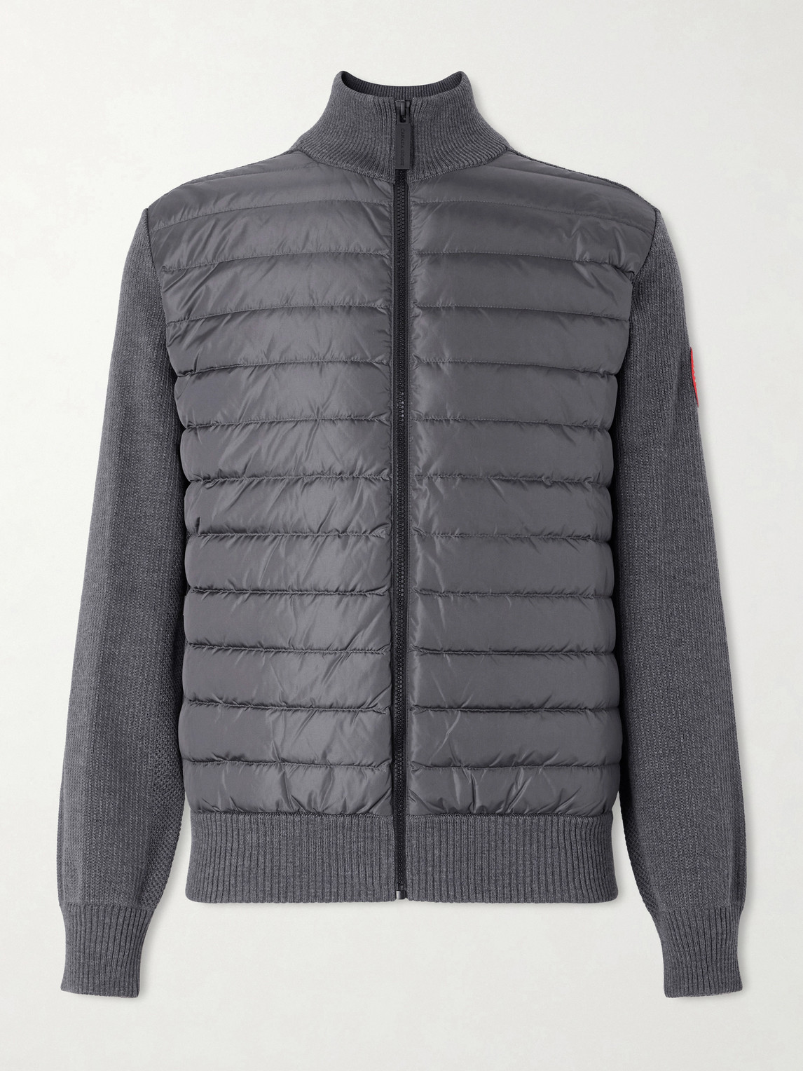 Canada Goose HyBridge Slim-Fit Quilted Down Shell and Merino Wool Jacket - Men