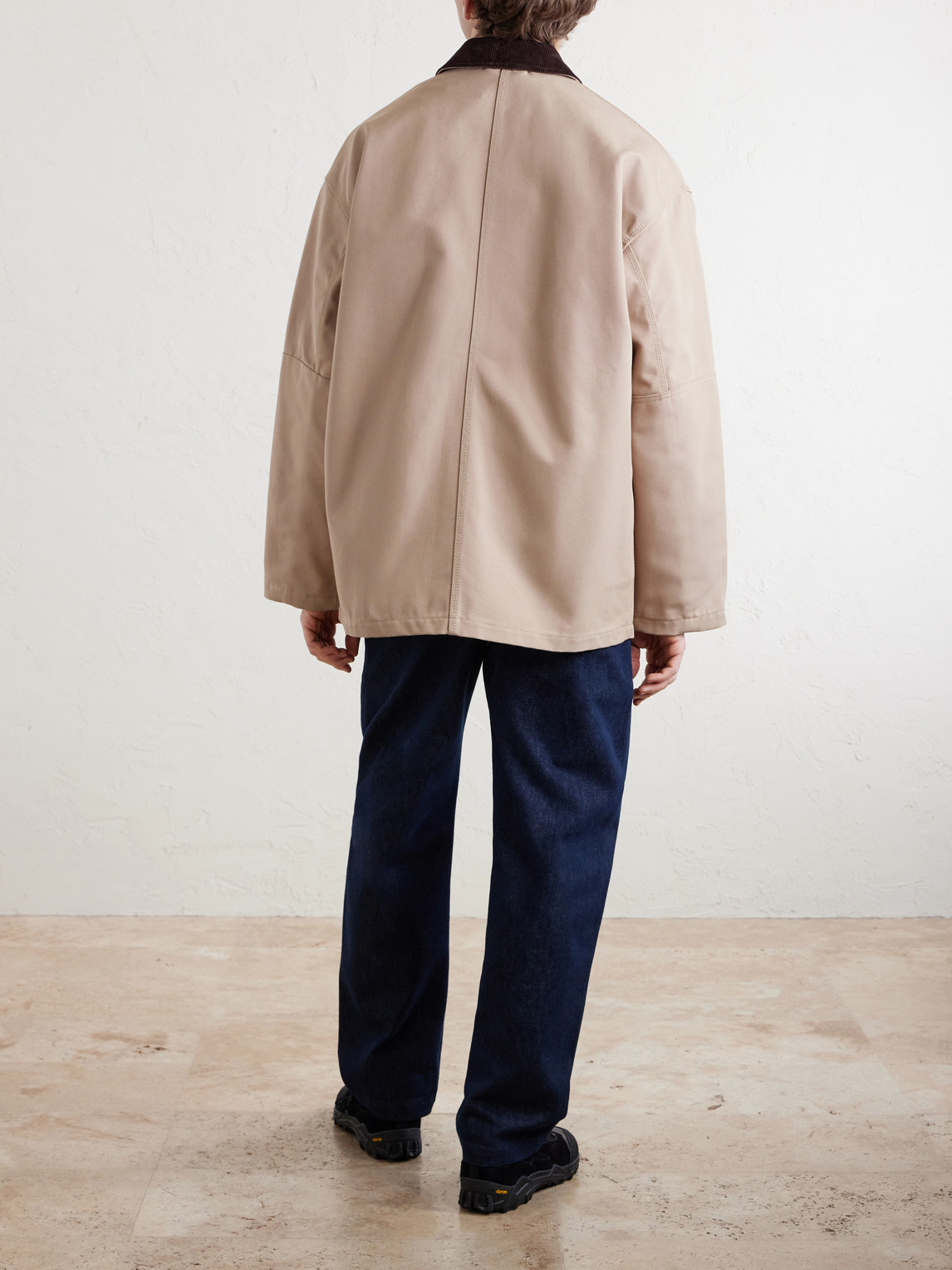 Beaumont Corduroy-Trimmed Cotton Jacket