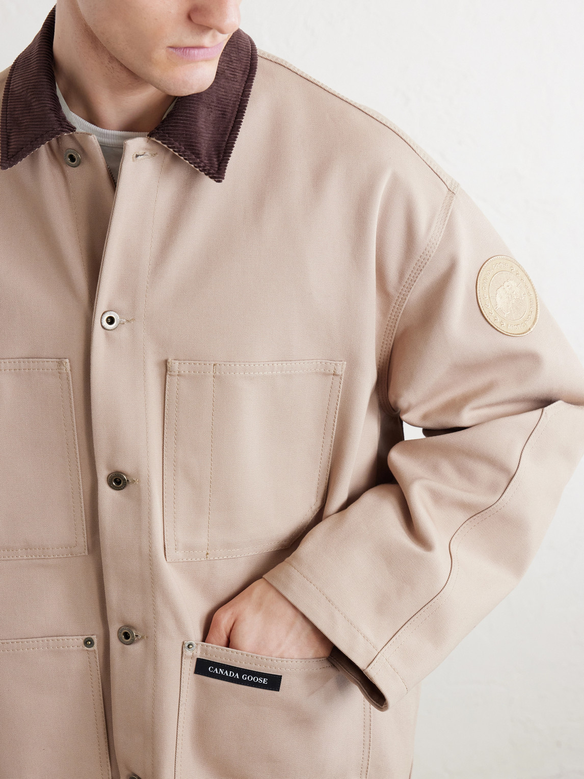 Beaumont Corduroy-Trimmed Cotton Jacket
