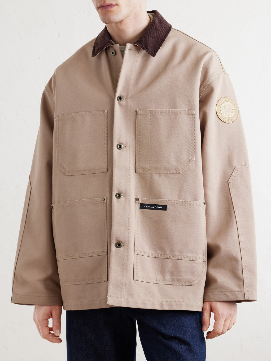 Beaumont Corduroy-Trimmed Cotton Jacket