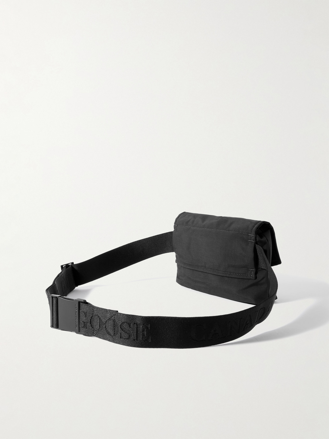  Canada Goose - Logo-appliquéd Shell Belt Bag - Men - Black 