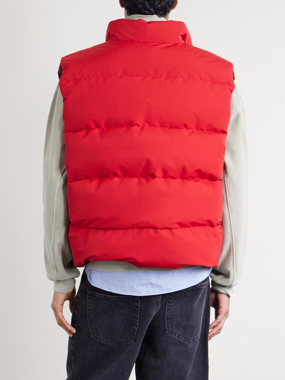  Canada Goose - Ledger Quilted Cotton-blend Down Gilet - Men - Red - S 