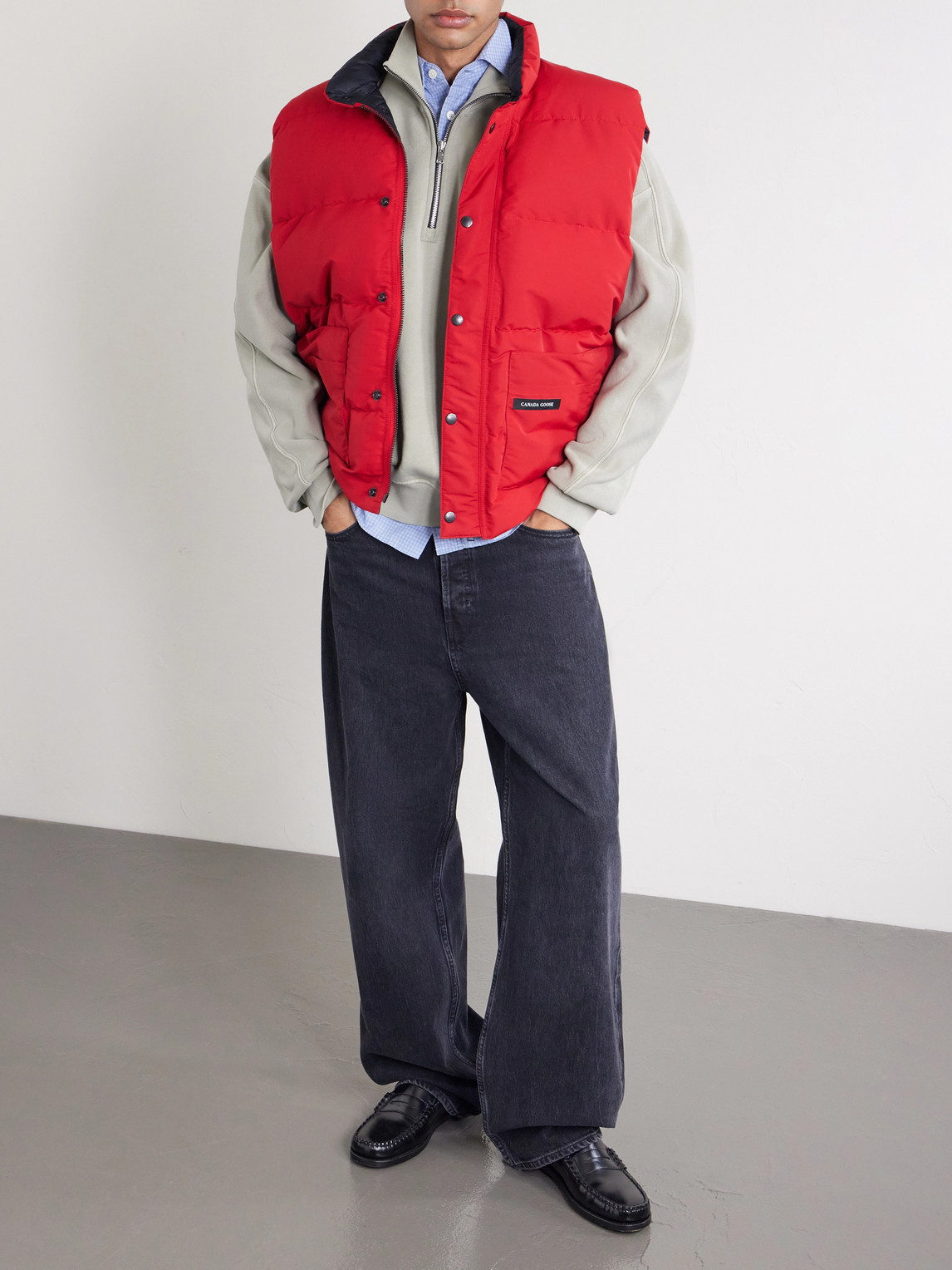Ledger Quilted Cotton-Blend Down Gilet