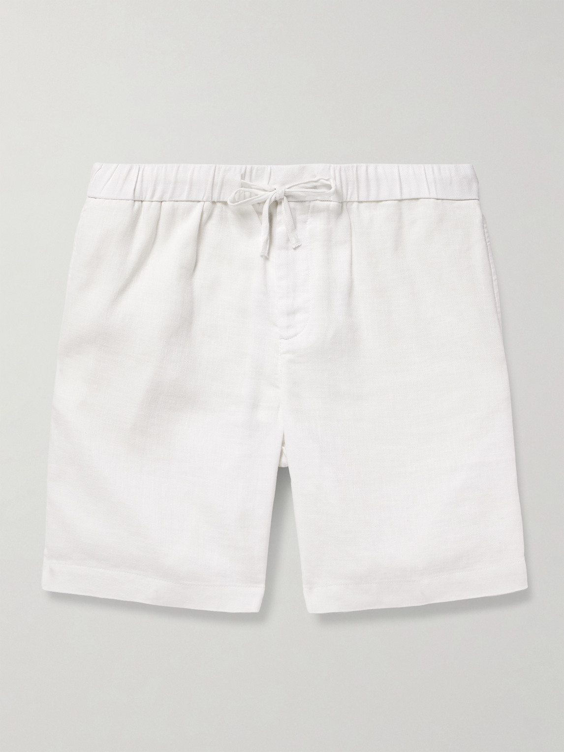 Frescobol Carioca Felipe Straight-Leg Linen and Cotton-Blend Drawstring Shorts UK/US 34