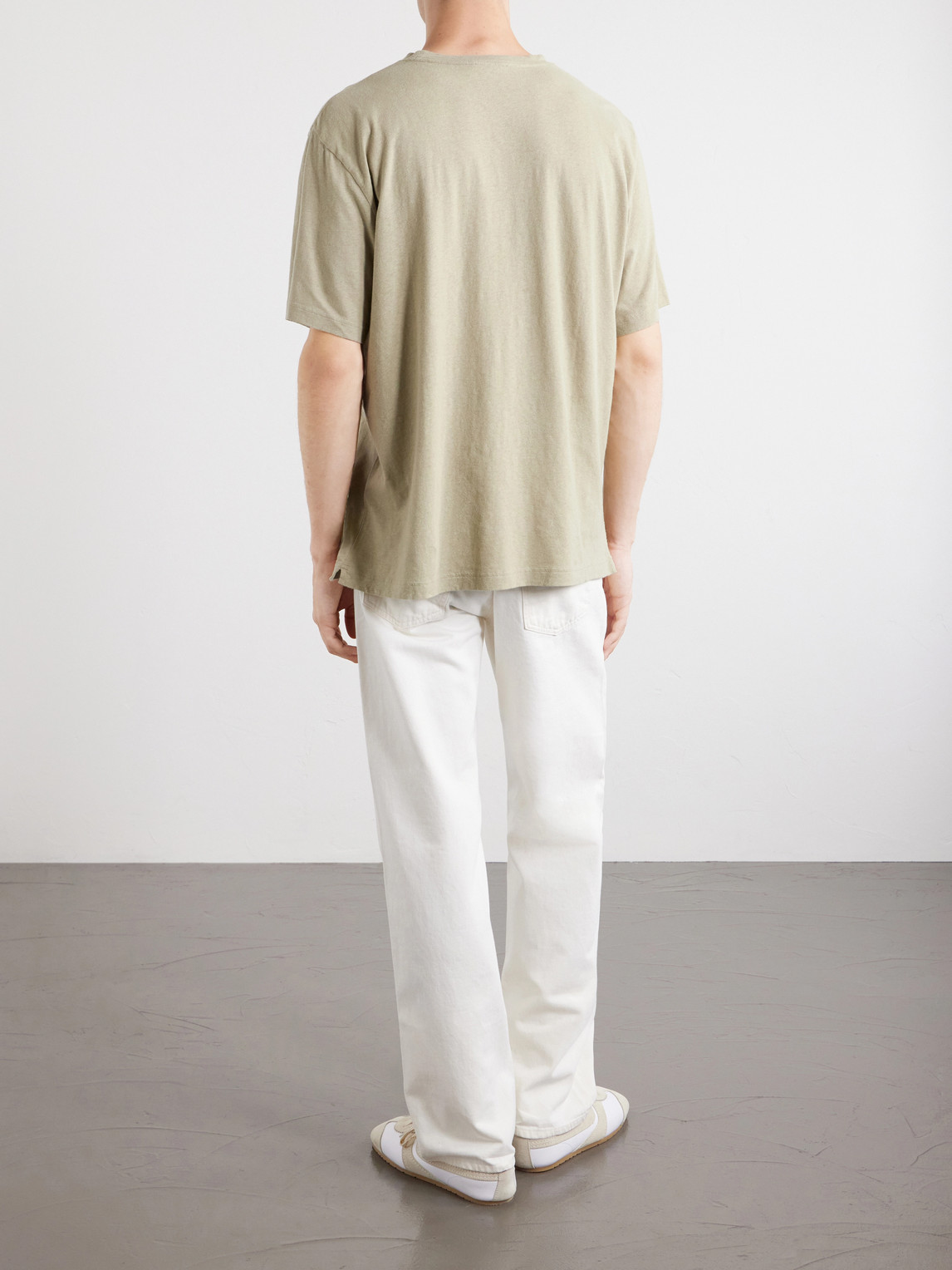 Dinis Linen-Blend T-Shirt
