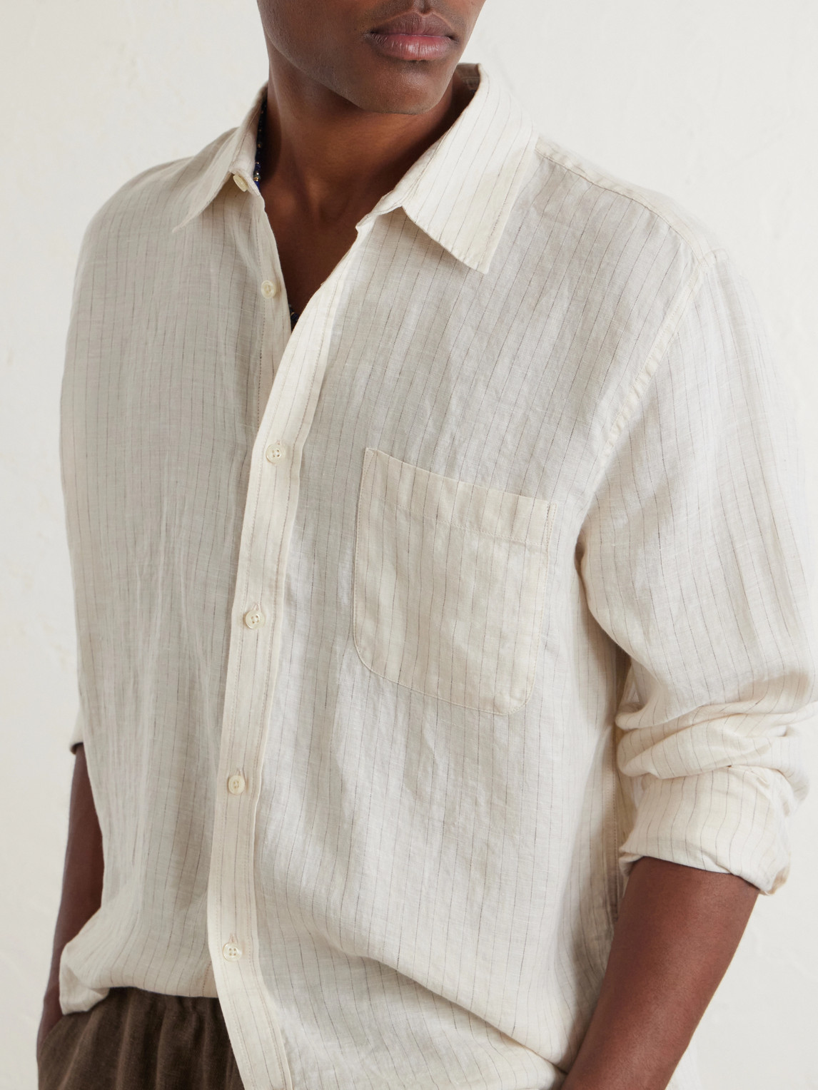 Telles Striped Linen