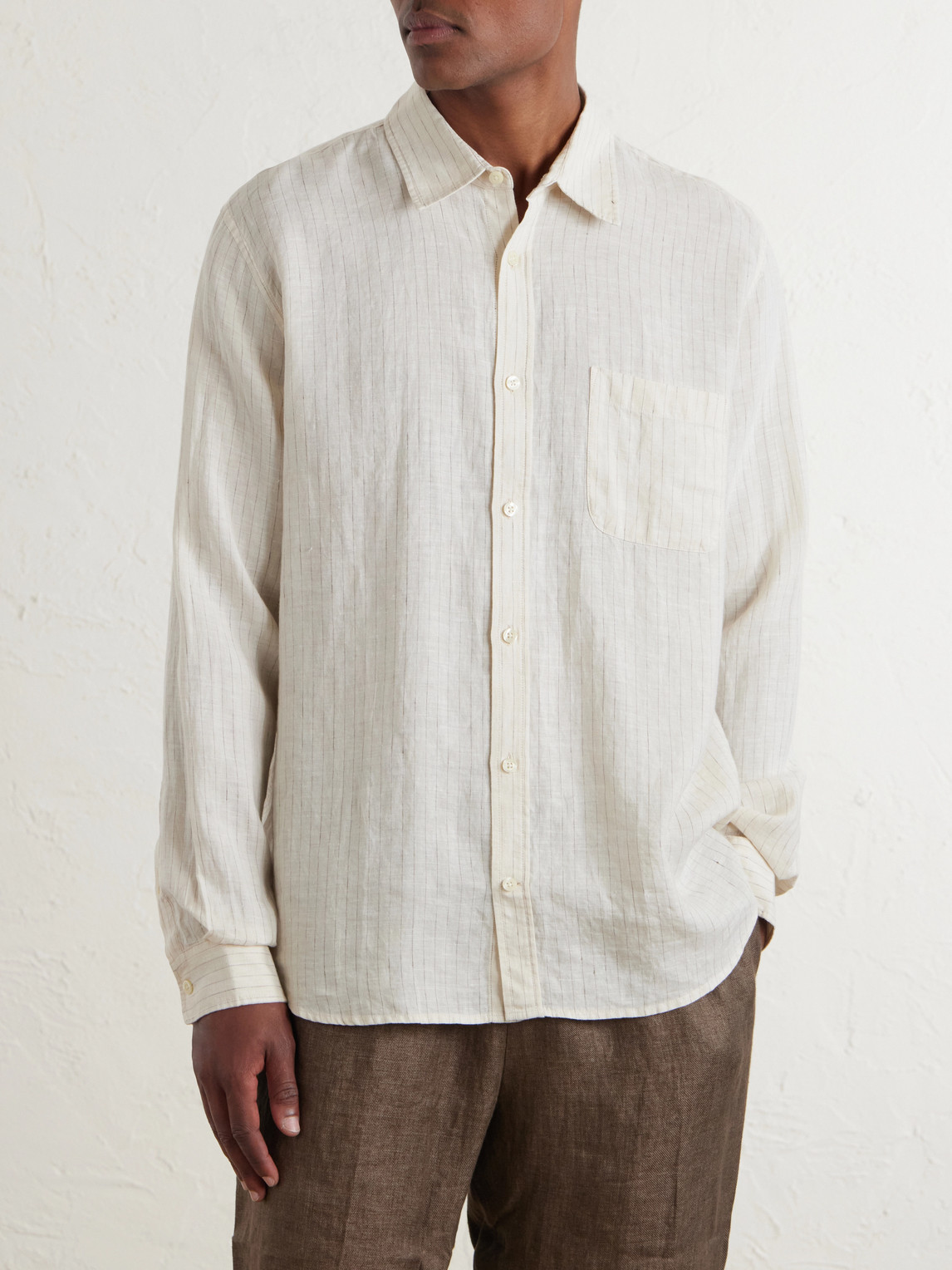 Telles Striped Linen
