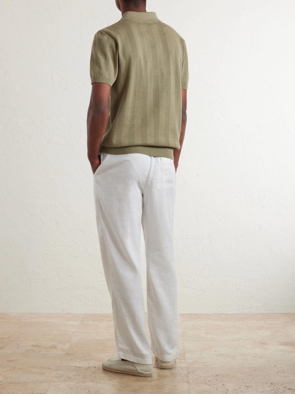 Frescobol Carioca Vidal Cotton Polo Shirt - Men | Thumbnail 4 Frescobol Carioca Vidal Cotton Polo Shirt - Men | Thumbnail 4