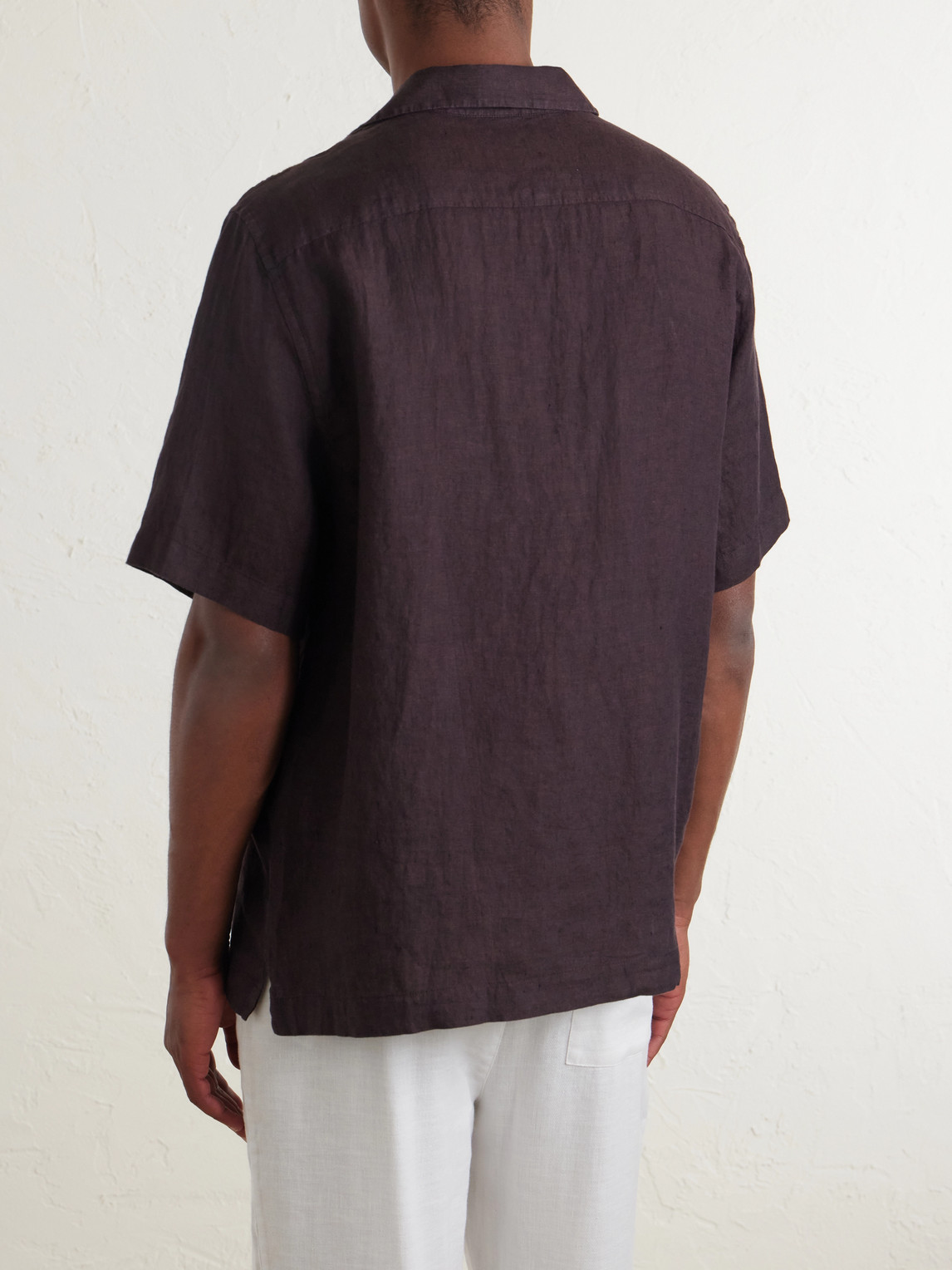 Frescobol Carioca Angelo Camp-Collar Linen Shirt - Men | Thumbnail 4 Frescobol Carioca Angelo Camp-Collar Linen Shirt - Men | Thumbnail 4