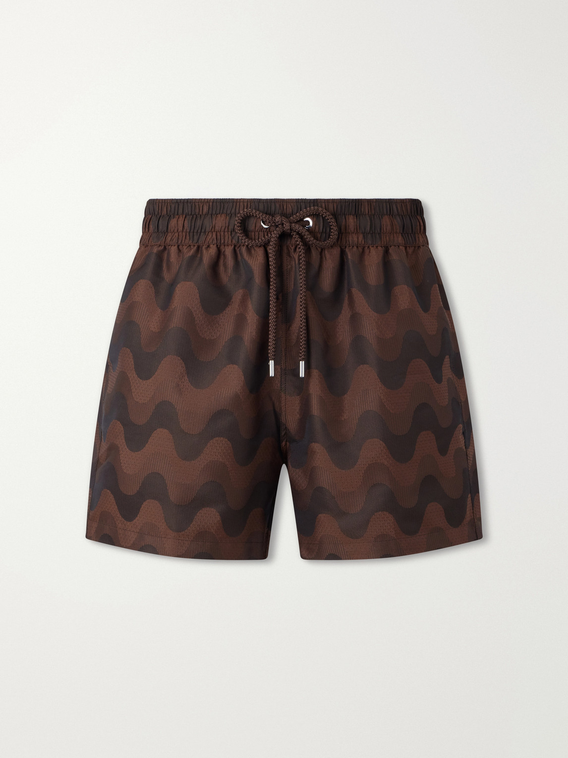 Frescobol Carioca Rio Straight-Leg Printed Jacquard Swim Shorts - Men