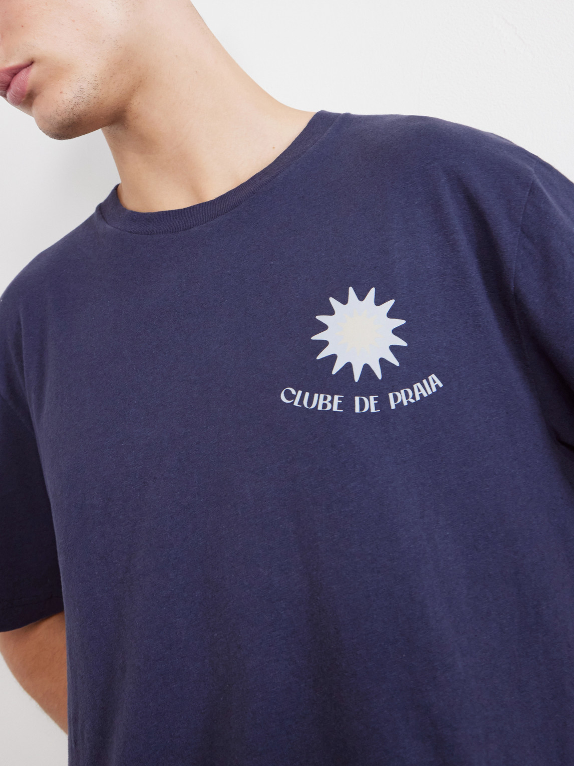 Dinis Clube De Praia Printed Cotton And Linen-Blend Jersey T-Shirt