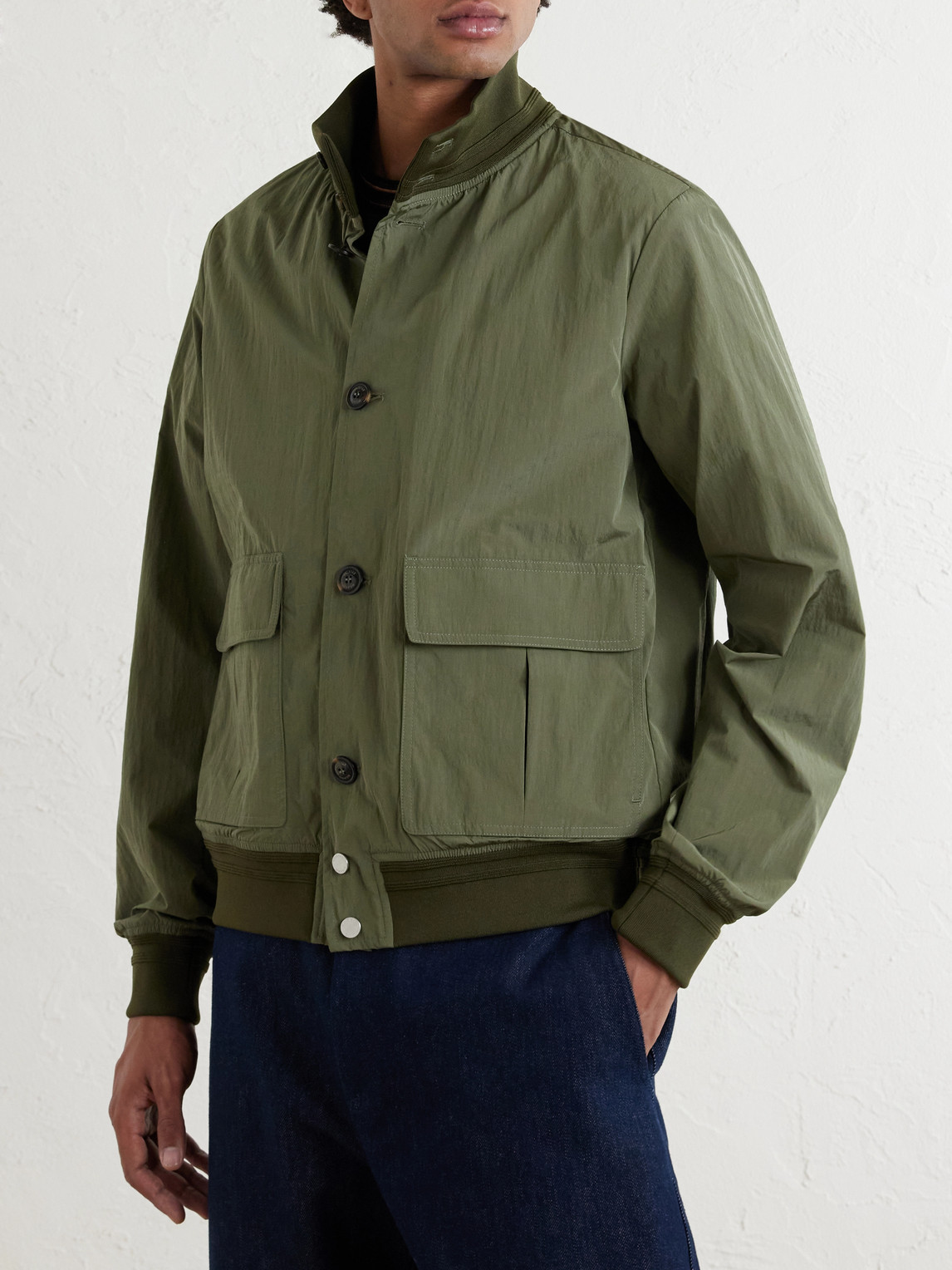  Valstar - Valstarino Shell Bomber Jacket - Men - Green - It 44 