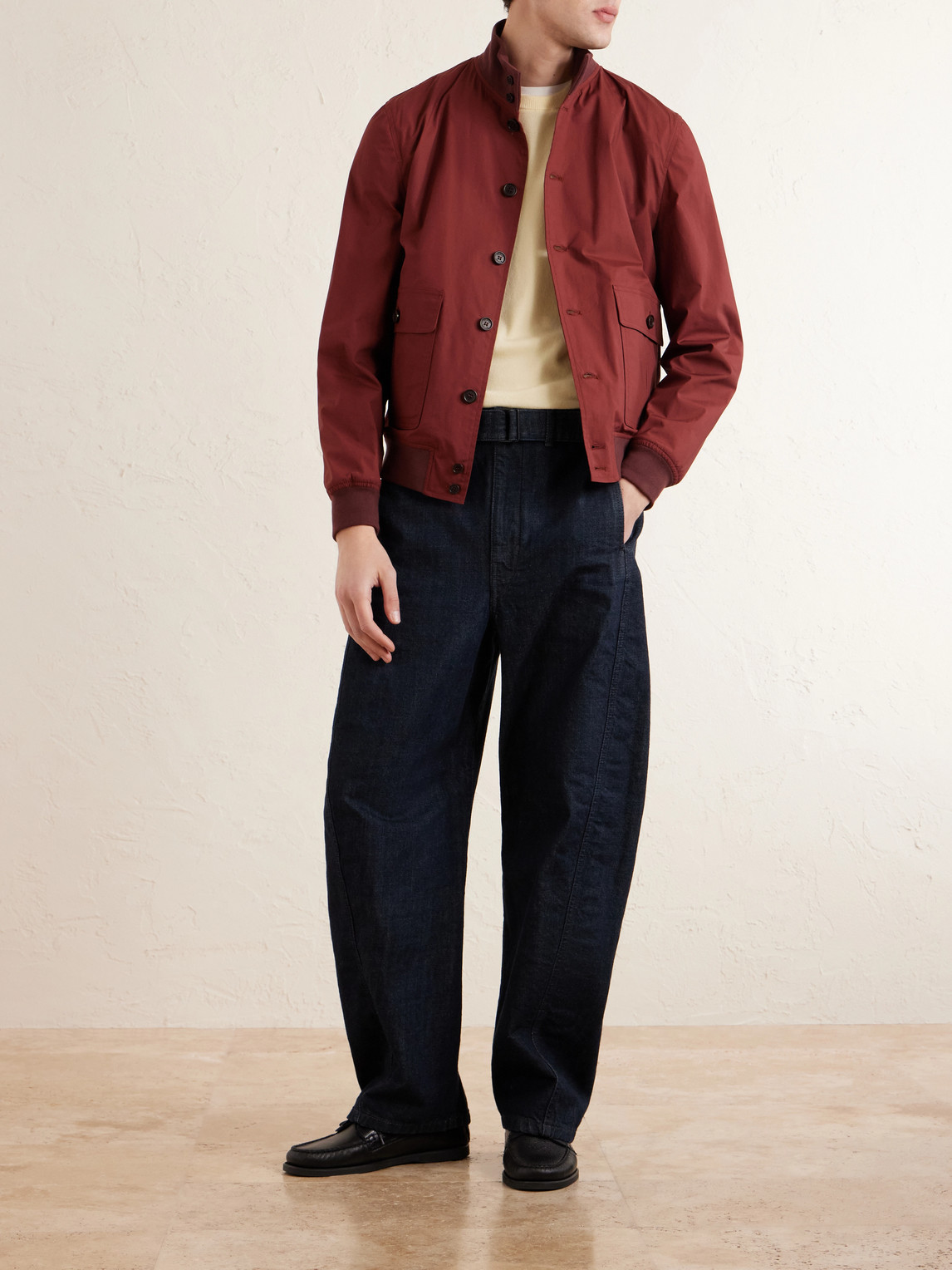 Valstarino Cotton-Blend Bomber Jacket