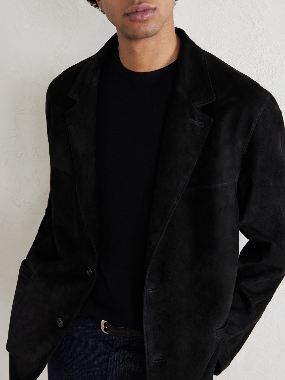 Valstar Suede Jacket In Black